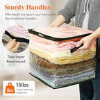 Lifewit 4 Pack Clear Clothes Storage Bags, Sweater Storage with Zipper, 36L Vinyl Foldable Moving Bags, Storage Container for Blankets Bed Sheet Sweater Yarns - size: 36L