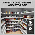 ClearSpace Clear Plastic Storage Bins – Pantry Organizers & Storage Containers, Cabinet Organizer - Home Organization Must Haves for Kitchen, Laundry Room, Office, Closet, Garage & Freezer - size: 6 Pack