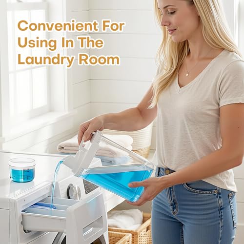 Homde Clear Laundry Detergent Dispenser: 3+2 Pack Reusable Pods Container with Lids for Dryer Balls - Plastic Sheets Holder Set for Scent Booster