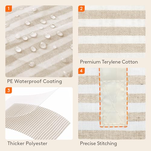 Lifewit 75L Large Collapsible Laundry Hamper, Tall Foldable Dirty Clothes Baskets Waterproof, Freestanding Design with Easy Carry Handles in Dorm Bedroom Bathroom College, Beige - color: Beige, size: 75L