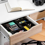 Simple Houseware Interlocking Desk Drawer Bins Organizer, 42 Packs, Black - size: Pack of 42