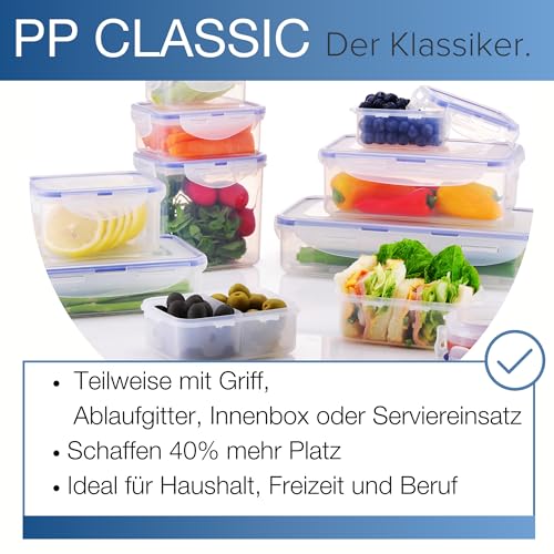 LOCK & LOCK Easy Essentials Food Lids/Pantry Storage/Airtight Containers, BPA Free, Rectangle - 8 Cup - for Cookies, Clear - size: 8 Cup (Pack of 1), style: 8 Cup