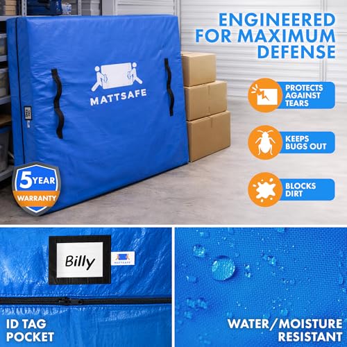 Nordic Elk Mattress Bags for Moving and Storage (Cali King, Cal King) Heavy Duty Moving Supplies, 8 Sturdy Handles, Strong Zipper, Mattress Cover Bed Bags, Storage Cover Essentials Packing Protector - size: California King