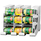 FIFO Pantry Storage Organizer Dispenser Rack for Canned Goods/Drinks, 54-Can Capacity - size: 1 Pack, style: 54 can