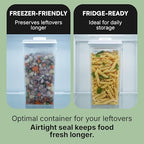 Bop Top Airtight Food Storage Containers with Lid 13.5 Cups / 108 oz | Kitchen Canister Sets | Air Tight Pantry Container | Pop Top Dry Food Storage Containers for Snacks, Sugar, Flour, Baking, Pasta - color: 108 oz