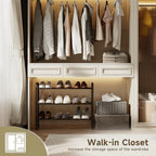Shoe Rack,Long Shoe Organizer for Closet,Wide Shoe Storage for Entryway, 3 Tier Sturdy Metal Free Standing Shoe Shelf - size: 3-tier-short