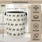 Racing Flag Foldable Canvas Laundry Basket with Handles - Toy Organizer, Heavy Duty for Home，Bedroom, Dorm, Bathroom - color: Racing Flag