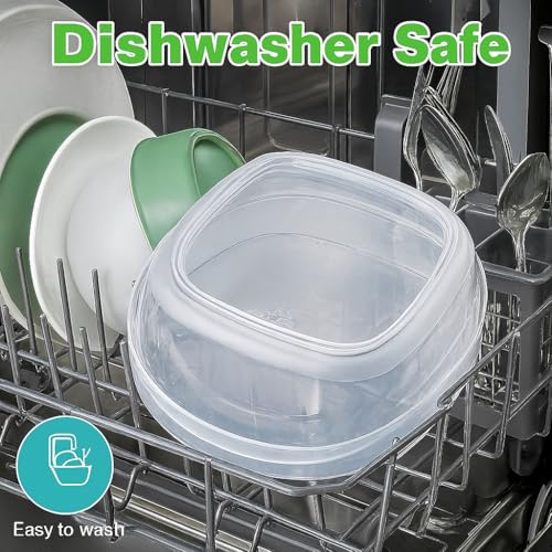 ARSUK 14PCS Nesting Plastic Food Storage Container Set with Airtight Leakproof Lids (7 Lids & 7 Containers) - Space Saving, BPA-Free Stackable Kitchen Storage - Freezer Safe & Microwavable - color: 7 PCS