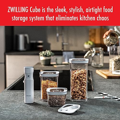 ZWILLING Fresh & Save Cube Boxes, Plastic, Airtight Dry Food Storage Container, Small Tall Cube, 3S Container, 1.4-qt - size: 1 Piece 3S