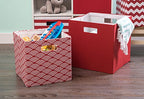 DII Collapsible Polyester Storage Cube, Solid, Lightweight and Durable, Small Square, 11x11x11, Rust - color: Rust, size: Small Square, 11x11x11"