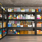 REIBII 48" W Garage Shelving Heavy Duty, 2000LBS Storage Shelves, 4 Tier Adjustable Metal Shelves for Garage Shelving Sturdy Industrial Shelf, Easy Assemble, 48" W x 60" H x 18" D - size: 48" W x 60" H x 18" D