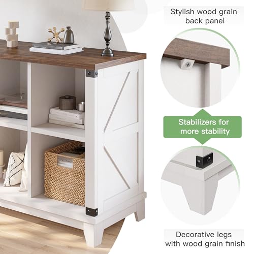 EnHomee 8 Cube Storage Organizer, Cube Organizer with Storage, Book Shelf for Home and Office, White, Wood - color: White, size: 8 cube