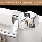 KES Over The Cabinet Door Towel Rack, Kitchen Towel Rack Over Cabinet Towel Bar Towel Holder SUS304 Stainless Steel 2 Pack Polished Steel, KTH200S26-P2 - color: Polished Steel