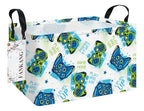 FANKANG Storage Bins,Nursery Hamper Canvas Laundry Basket Foldable with Waterproof PE Coating Storage Baskets for Boys and Girls, Office, Bedroom, Clothes,Toys(Rec-Game ） - color: Rec-Game