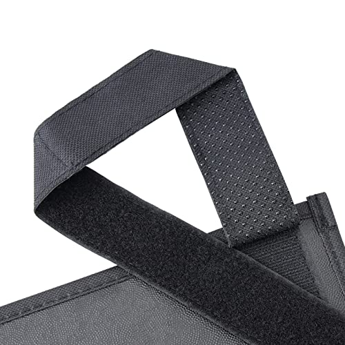 Zafit Hanging Bedside Caddy, Bedside Storage Organizer for Magazine, Phone, Remote control (Classic4 Pockets-Black)