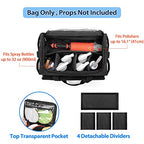samdew Large Detailing Bag, Detail Organizer for Auto Detailing Supplies Storage, Car Cleaning Caddy for Vehicle Wash Tools, Car Care Box for Detailing Bottles, Towel, Buffer and More, Bag Only