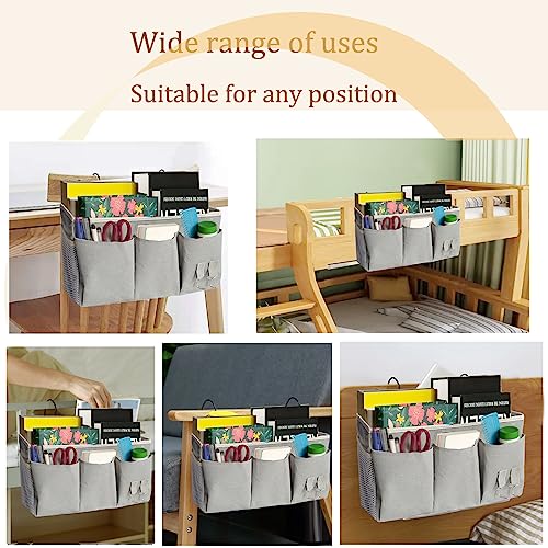 Bedside Caddy, Bedside Hanging Storage Organizer forBunk and Hospital Beds,College Dorm Bed，Can be Placed Glasses Books Mobile Phones(Black 2)… - color: 2pcs Black