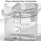 1 Pack Clear Shoe Slots Organizer - Adjustable Height 3.7''to 7.7'' Shoe stackers for a Pair of Shoes,Shoe Rack Storage Shoe Space Saver 50%,Easy to Assemble Shoe Hold Shoe Organizer for cloest