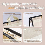 5 PCS Hanging Handbag Storage Organizer Non-Woven Transparent Dust-proof Homewares Purse Wallet Closet Storage Bag with Zipper and Handle (M) - size: M