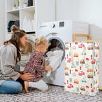 Odonata Slim Laundry Hamper Handles Collapsible Laundry Basket Thin Dirty Clothes Basket Narrow Laundry Bag Foldable Dirty Hamper 48L (Car) - color: Car