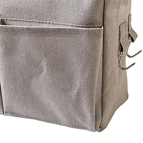 Cosiki Bedside, Bedside Storage/Bedside Hanging Storage Bag Hanging Desk Organizer for Headboards Bunk Beds Dorm Rooms Book Phone Magazine Holder (Grey)