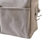 Cosiki Bedside, Bedside Storage/Bedside Hanging Storage Bag Hanging Desk Organizer for Headboards Bunk Beds Dorm Rooms Book Phone Magazine Holder (Grey)