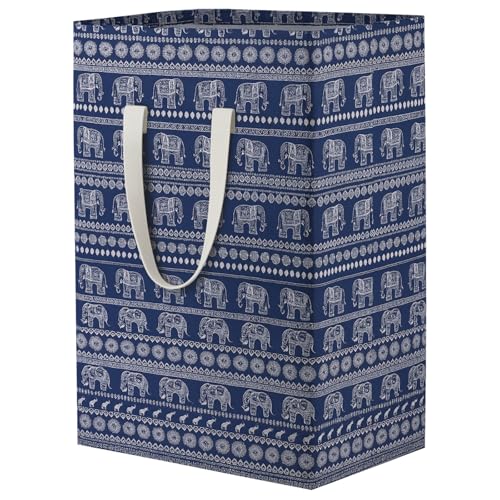 Waterproof Laundry Hamper Collapsible Laundry Basket Extended Cotton Handle Laundry Bag Large Clothes Storage Toy Organization for Bathroom Bedroom Laundryroom College Dorms - color: Caisanjiao-005