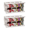Shelf Reliance Cansolidator Cupboard - 2-Pack Can Organizer for Pantry, Stackable Soda Can Storage for Kitchen, Holds 20 Cans of Food or Soda - size: 2 Pack, style: 20 Soup Can