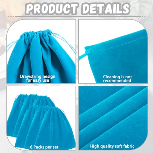 Ferraycle Silver Storage Bags Oversized 24 x 32 Inch Zipper Anti Tarnish Cloth Bag for Silver Storage, Tray, Jewelry, Flatware, Vase, Polishing,Tarnish Cleaning(Blue) - color: Blue