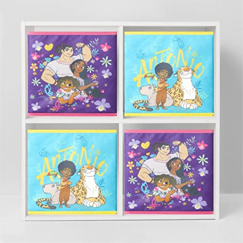 Disney Encanto Set of Two Spacious Collpasible Storage Cubes, 10"x10" - color: Encanto