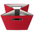 DII Collapsible Polyester Storage Cube, Solid, Lightweight and Durable, Small Square, 11x11x11, Rust - color: Rust, size: Small Square, 11x11x11"