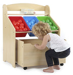 Humble Crew Kids' Store-All Unit, Natural Finish (TB816) - color: Natural Finish & Primary