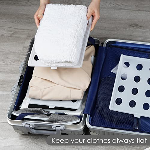 Adorila 10 Pack T Shirt Organizer Closet Organizer Clothing Trays, Folding Clothes Board Stackable, Shirt Receipt Board Organizer