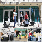 dbest products Quik Cart Collapsible Rolling Crate on Wheels for Teachers Tote Basket 80 lbs Capacity, Made from Heavy Duty Plastic and Used as a Seat, Grey - color: Gray, style: Standard