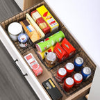 6 Pack Wire Baskets for Pantry Organization and Storage, Kitchen Organizer, 2 XXLarge & 2 XLarge & 2 Large - size: Large-6 Pack
