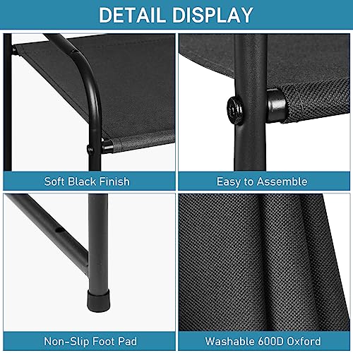 KIMBORA 6 Tier Long Shoe Rack, Wide Shoe Storage Organizer Sturdy Sneaker Shelf for Floor, Bedroom 42 Pairs (Black) - color: Black, size: 11.4 x 43 x 37.8