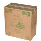 Dart C57PST1 OPS 6 in Clear Hinged Container, 6.0 X 5.8 in (Case of 500)