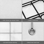SAVERHO 36 Clear Pockets Classroom Pocket Chart for Cell Phones, Pocket Chart for Calculator Phone Holder with 36 Number Stickers and Hooks (White) - color: White-1pack of 36pockets