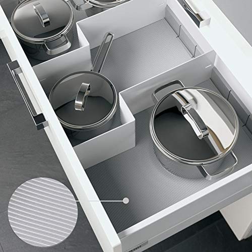 Shelf Liner, Non-Slip Cabinet Liner, Washable Oil-Proof for Kitchen Cabinet, Shelves, Refrigerator, Storage, Desks, 16 Inches x 20 FT, Non Adhesive Drawers Liner… (16 Inches x 20 FT x 2 Rolls) - size: 16 Inches x 20 FT x 2 Rolls