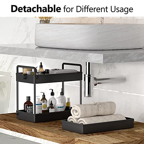 SOLEJAZZ 3 Tier Rolling Storage Cart with Wheels Slim Craft Nail Makeup Snack Art Baby Utility Cart Organizer on 2 Lockable Wheels for Bathroom Laundry Room Kitchen Bedside Narrow Spaces, Black - color: Black, size: 3-Tier, 8.66"D