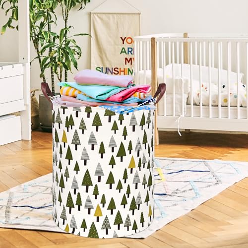 MAIZMZ Girls Storage Basket Laundry Hamper Gifts Organizer Bins Toy Box Laundry Basket Large Canvas Collapsible Chest for Home/Dorm/Kitchen/Pet/Office/Closet/Shelf/ - color: UP011