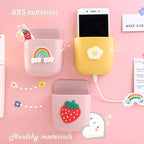 2 Pcs Remote Control Holders,Cute Pen Holder for Wall,Pink Pencil Holder For Wall,Pen Organizer for Wall,Remote Control Holder Wall Mount