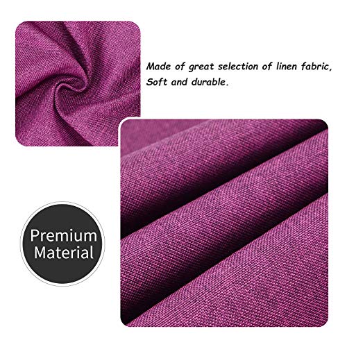 Sofa Armrest Organizer, Remote Control Holder for Recliner Couch, Arm Chair Caddy with 6 Pockets for Magazine, Tablet, Phone, iPad - color: Purple, size: W19'' x L33''