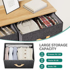 YITAHOME Fabric Dresser with 8 Drawers - Tall Storage Dresser, Chest of Drawers for Closet, Living Room, Hallway, Closets - Sturdy Steel Frame, Wooden Top & Easy Pull Fabric Bins - color: C-dark Grey, style: 8-Drawer