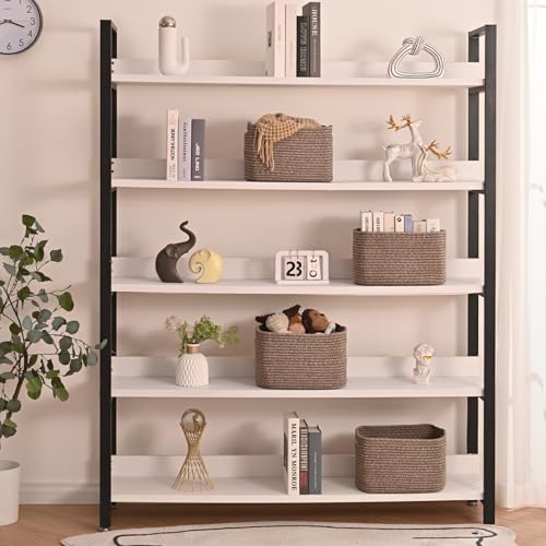 ICERZCZ Storage Baskets for Shelves Organizing, Woven Cotton Rope Baskets for Storage, Book Basket, Decorative Shelf Basket, 12.5"Lx9.1''Wx7.9''H (4 Packs) Dark Brown - color: Dark Brown, size: 12.5"(l)×9.1"(w)×7.9"(h)