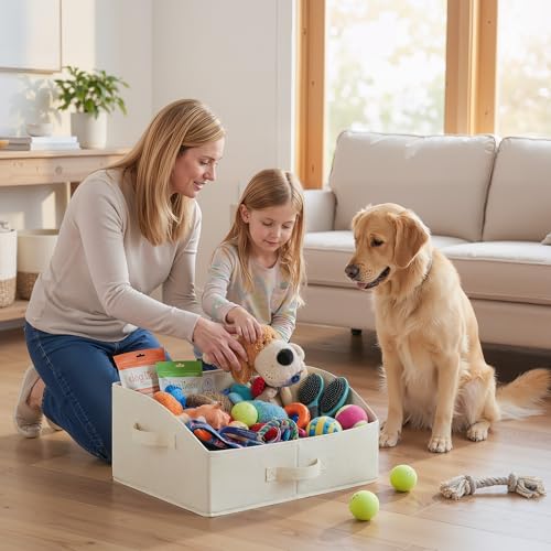 GRANNY SAYS Purse Organizer for Closet, Trapezoid Storage Bins, Closet Organizers and Storage, Decorative Storage Baskets for Shelves, Clothes, Toys, Towels, Pearl White, 3-Pack - color: Pearl White, size: 16½"L x 11"W x 7¾"H