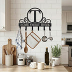 Metal Letter T Key Holder for Wall, Monogram Coat Rack Wall Mount, Key Hooks Perfect for Bathroom, Living Room, Kitchen, Office Ideal Wedding, Anniversary, Housewarming Gift (T) - style: T
