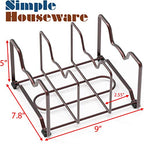 Simple Houseware Kitchen Houseware Organizer Pantry Rack, Bronze - color: Bronze