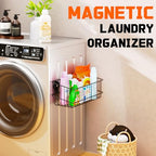 ULIBERMAGNET Magnetic Baskets, Large Capacity Metal Wire Mesh Basket Holder Organizer for Sundry Tool Storage, Magnetic Shelf for Garage, Laundry, Kitchen, Workshop, Cabinet(2 Pack) - style: Metal Magnetic Baskets