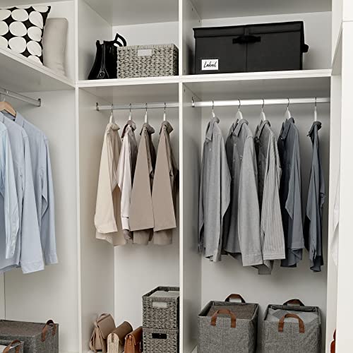 GRANNY SAYS Black Storage Bin with Lid, Fabric Closet Organizers and Storage Baskets, Extra Large Storage Box for Clothes, Memory Keepsake Box, 1-Pack - color: Black, size: Extra Large - 1 Pack